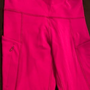 Athleta, Magenta , with 3 pockets